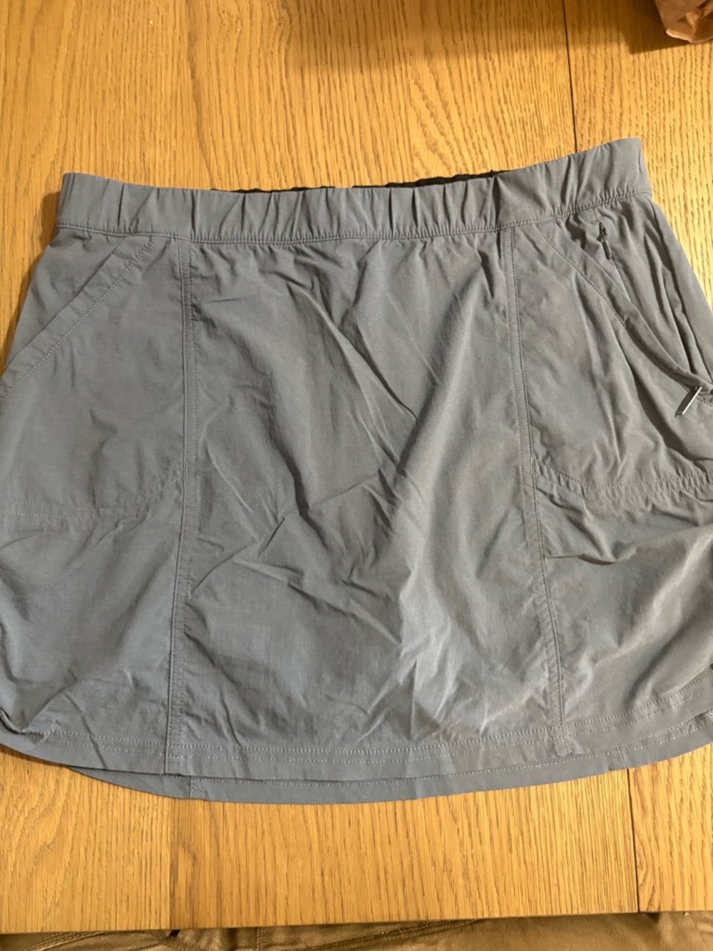 Prana Slate-Gray Active Mini Skirt